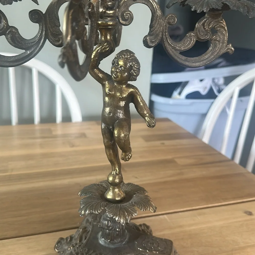 VINTAGE BRASS CANDLE HOLDER 1960’s